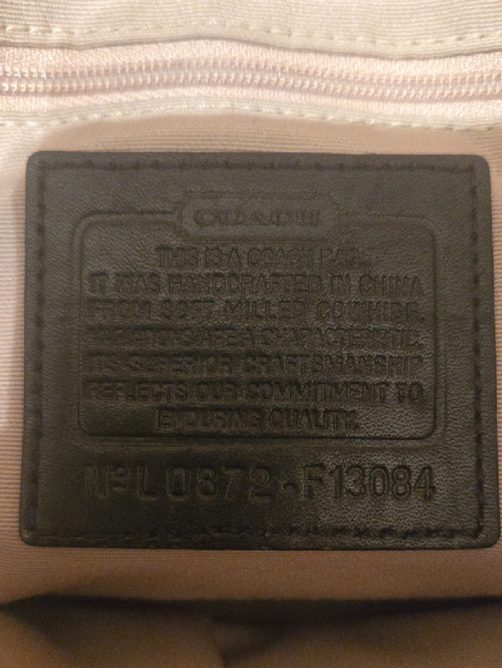 Black Pebble Leather Coach Purse The Hampton Satchel - Picture 12 of 15